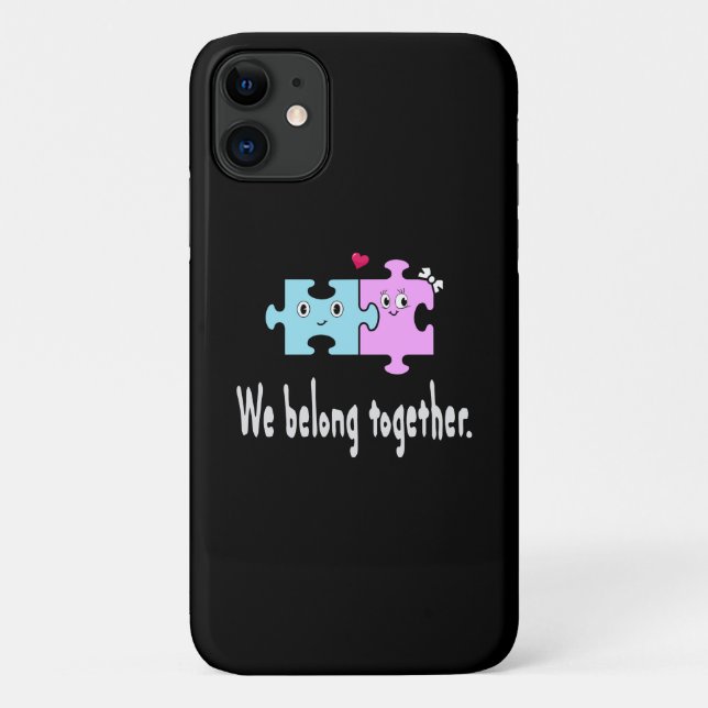 Coques Case-Mate iPhone Nous sommes faits l'un pour l'autre (Dos)