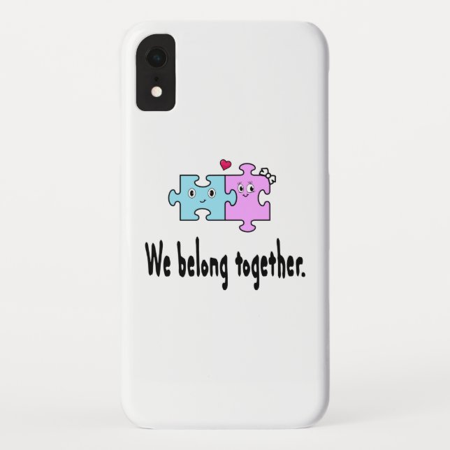 Coques Case-Mate iPhone Nous sommes faits l'un pour l'autre (Dos)