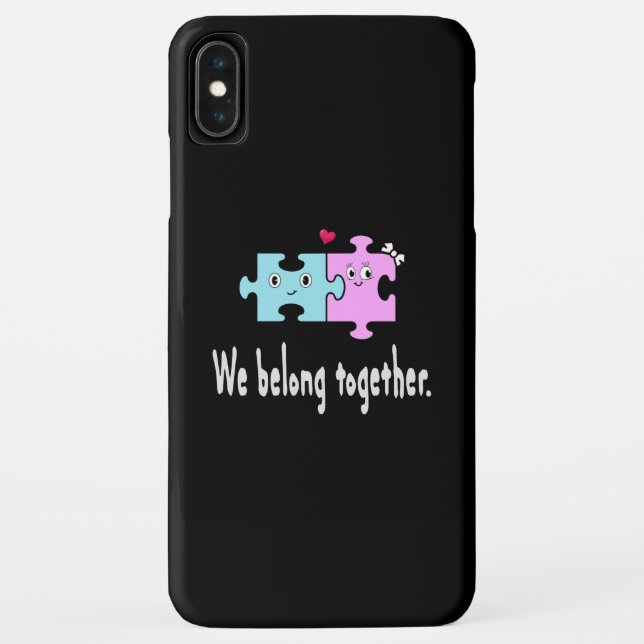 Coques Case-Mate iPhone Nous sommes faits pour être ensemble (Dos)