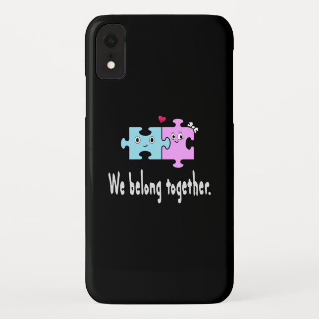 Coques Case-Mate iPhone Nous sommes faits pour être ensemble (Dos)