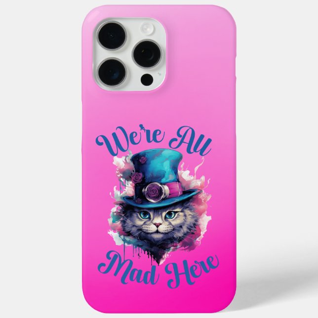 Coques Case-Mate iPhone Nous sommes tous fous ici - Alice au pays des merv (Verso)