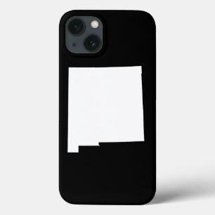 Etui iPhone Case-Mate Nouveau-Mexique en blanc et noir