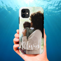 Nouveau nom photo personnalisé maman et bébé iPhon