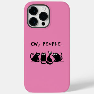 Coque Case-Mate iPhone Nouveaux gens drôle Meowny Chats Noirs