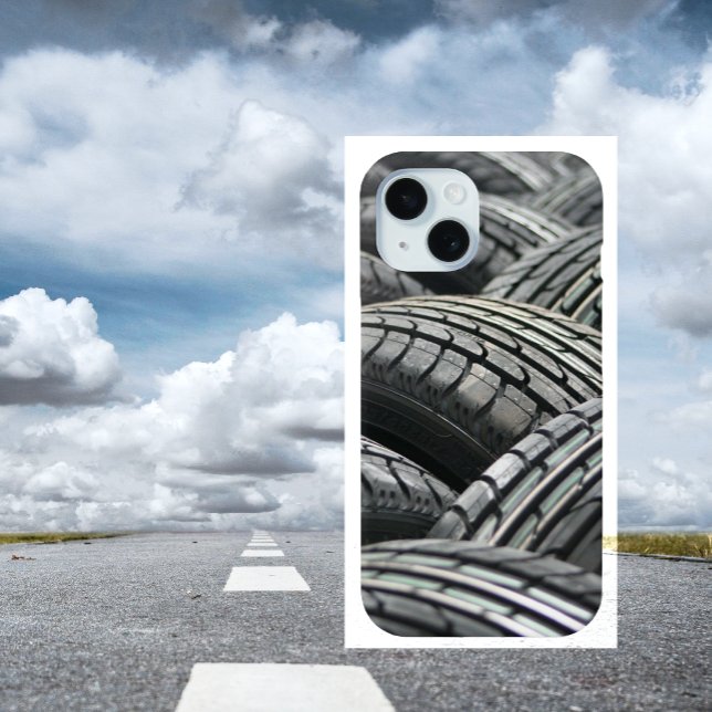 Coques Case-Mate iPhone Nouveaux pneus disposés en lignes (Créateur téléchargé)