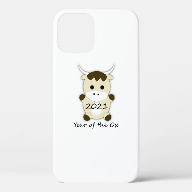 Coques Case-Mate iPhone Nouvel An chinois 2021 Année du boeuf (Verso)