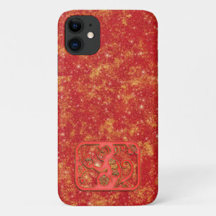 Case-Mate iPhone Case Nouvel An Lunaire Chinois Singe du Zodiaque en Or