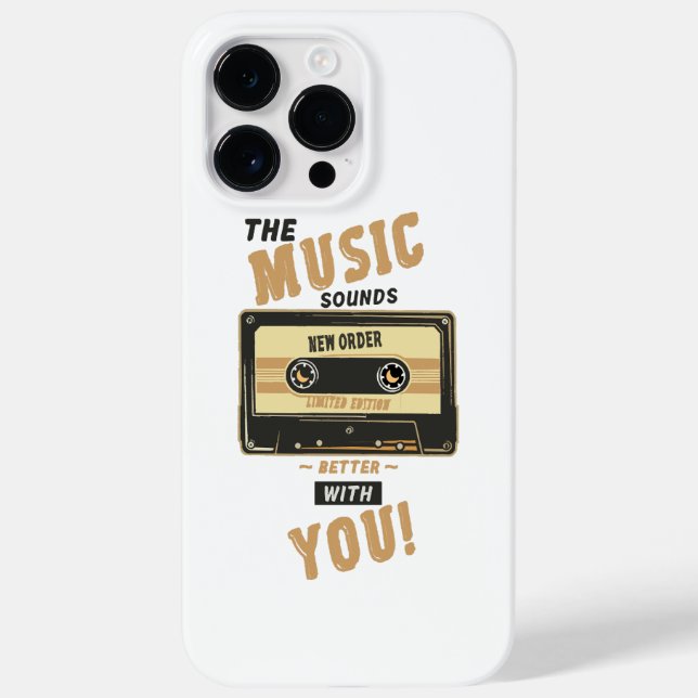 Coques Case-Mate iPhone Nouvel Ordre - Cassette Audio (Verso)