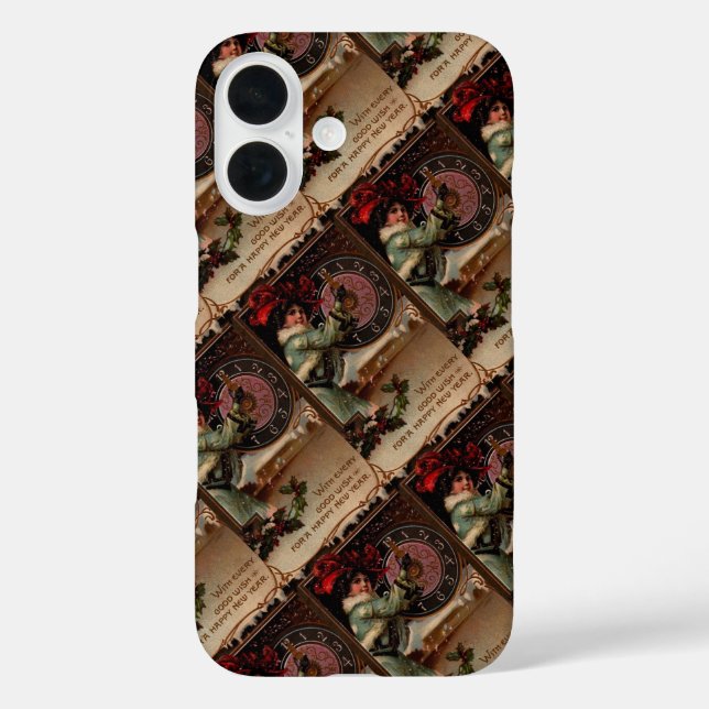 Coques Case-Mate iPhone Nouvelle Année Dame Victorienne (Verso)