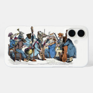 COQUE POUR iPhone 16 PLUS NOUVELLE LANGUE MUSICALE / ORCHESTRE DE FERME ANIM