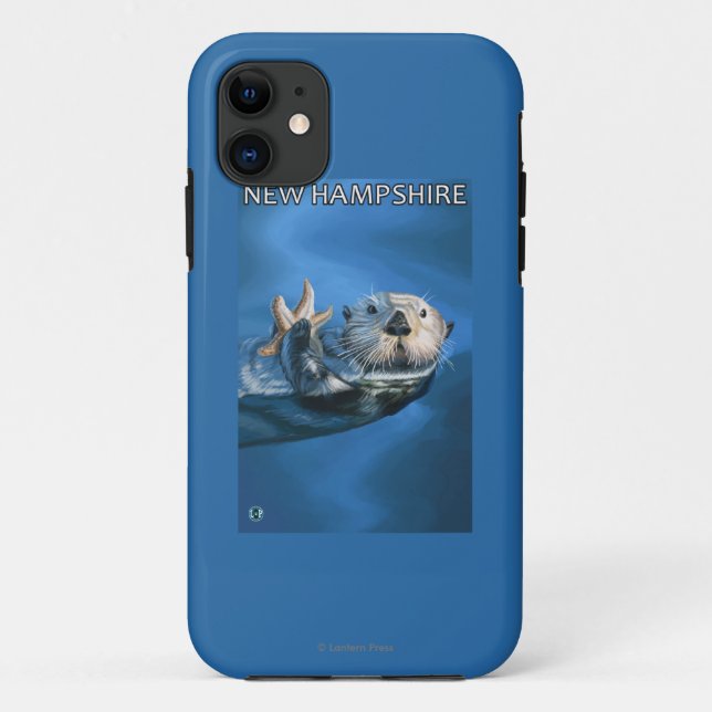 Coques Case-Mate iPhone Nouvelle scène de loutre de HampshireSea (Dos)