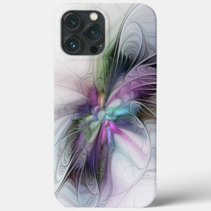 Case-Mate iPhone Case Nouvelle vie, Colorful Abstrait Fractal Art Imagin