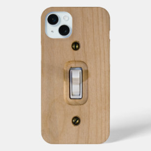 Coque Case-Mate iPhone Novelty Bois Interrupteur Plaque Gros plan Photogr