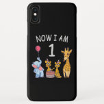 Case-Mate iPhone Case Now I le 1er jour du Birthday<br><div class="desc">Joyeux anniversaire. Funny and lovely Kids Birthday design with a cute Elephant,  two ferrets and a girafe celebrating your birthday at the zoo.</div>