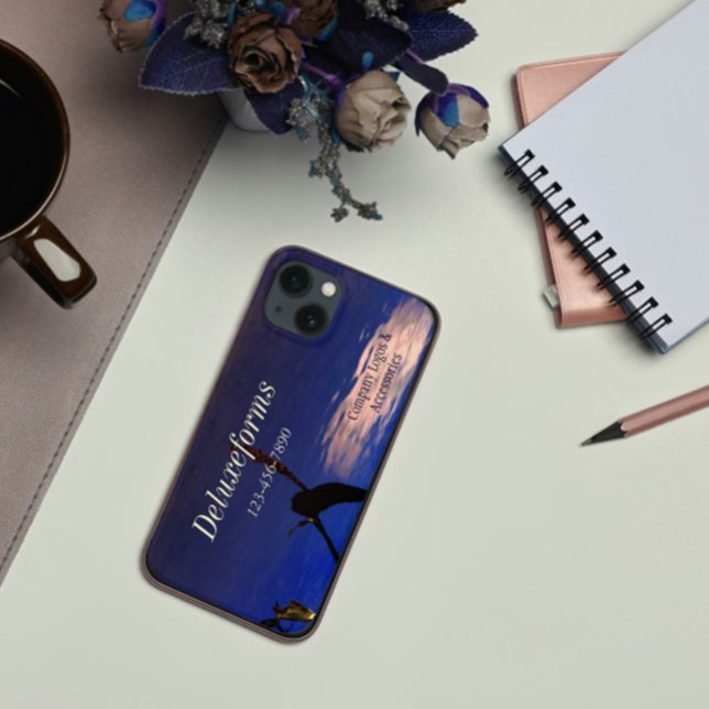 Coques Case-Mate iPhone Nuage de silhouette aquatique  (Créateur téléchargé)