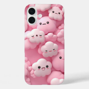 Coque Pour iPhone 16 Plus Nuages 3d