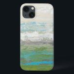 iPhone 13 Coque Nuages Blancs Surplombant Un Beau Paysage<br><div class="desc">Jennifer Goldberger a peint ce magnifique paysage. Des nuages blancs surplombent un lac bleu extraordinaire entouré d'une magnifique pelouse verte. Les couleurs sont vives et les détails impeccables. Achetez votre impression maintenant !</div>