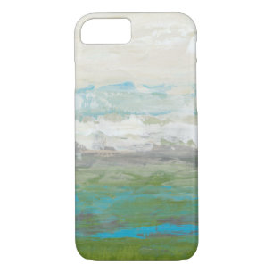 Coque iPhone 7 Nuages Blancs Surplombant Un Beau Paysage