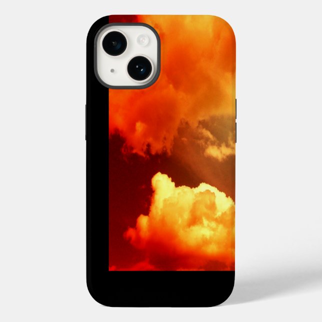 COQUES Case-Mate iPhone NUAGES DANS LE CIEL ROUGE (Verso)