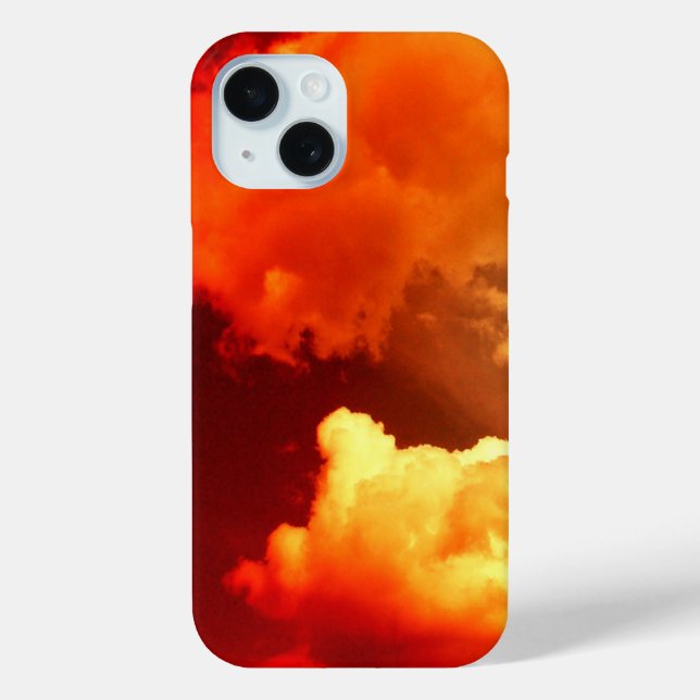 COQUES Case-Mate iPhone NUAGES DANS LE CIEL ROUGE (Verso)