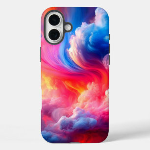 Coque Pour iPhone 16 Plus Nuages d'art