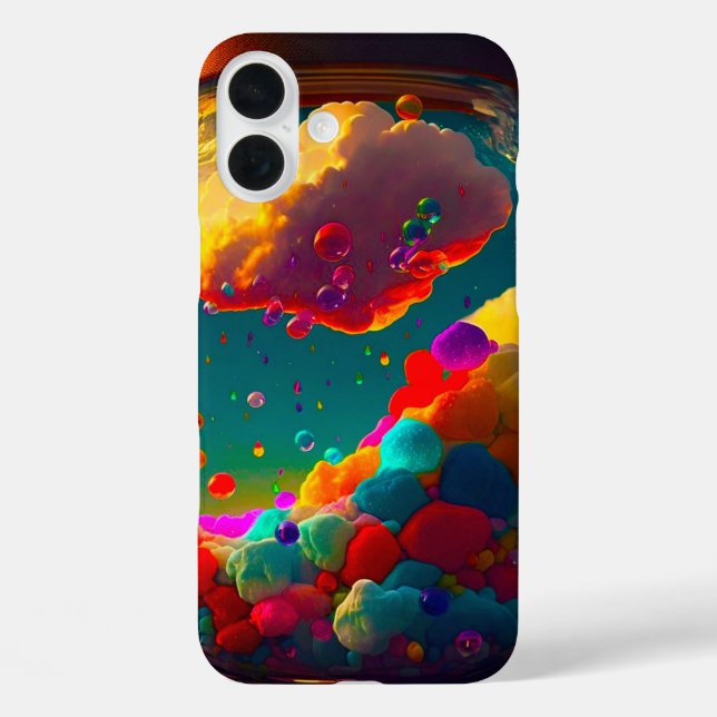 Coques Case-Mate iPhone Nuages d'art (Verso)
