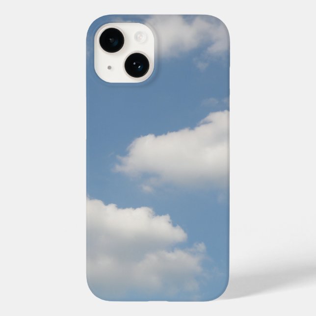 Coques Case-Mate iPhone Nuages de Cumulus Fluffés (Verso)