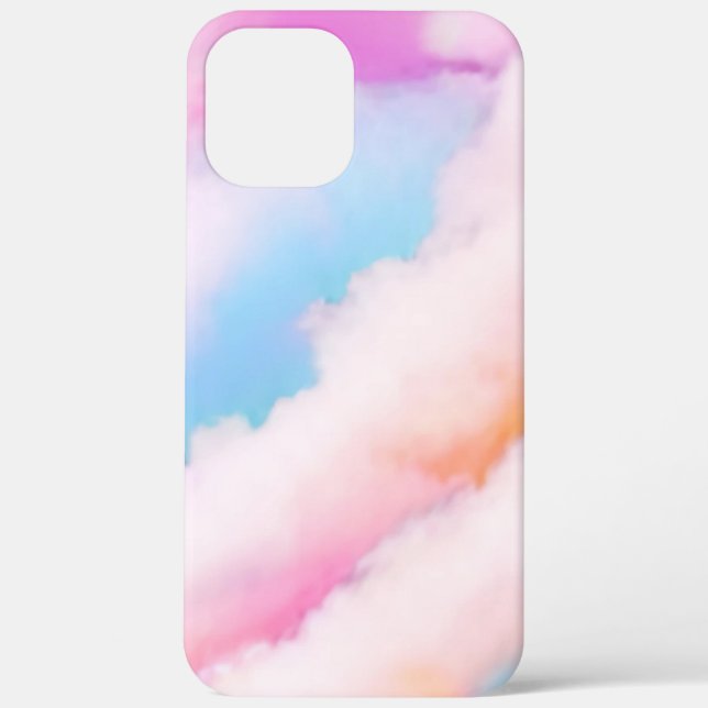 Coques Case-Mate iPhone Nuages pastel vibrants aux teintes dynamiques (Verso)