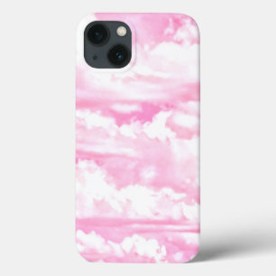 Coques Pour iPhone Nuages roses heureux