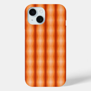 Coque Case-Mate iPhone Nuances D'Art Abstrait Géométrique Orange
