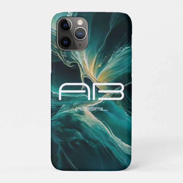 Coques Case-Mate iPhone Nuances de bleu : Ocean Dreams Personnalisable (Dos)