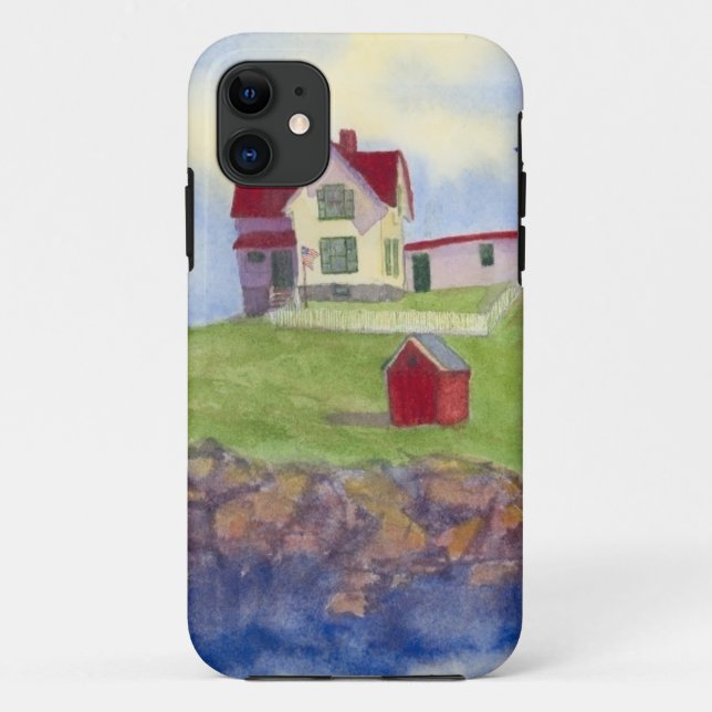 Coques Case-Mate iPhone Nubble Light House York Maine (Dos)