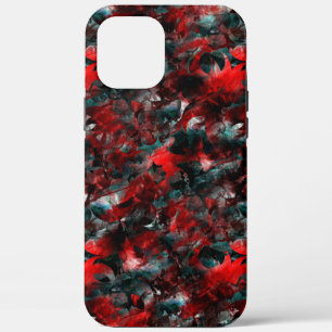 Case-Mate iPhone Case Nuit avec des feuilles rouges gâtés vifs tombés su