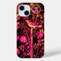 NUIT AVEC MONOGRAMME ROSE, Rose Black Jaune