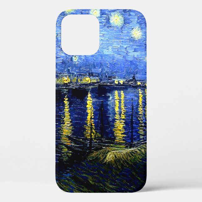 Coques Case-Mate iPhone Nuit étoilée au-dessus du Rhône par van Gogh (Verso)