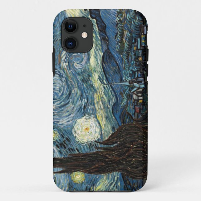 Coques Case-Mate iPhone Nuit étoilée par Van Gogh (Dos)