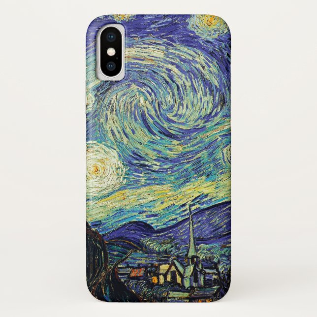 Coques Case-Mate iPhone Nuit étoilée par van Gogh (Dos)