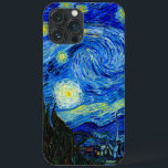 Etui iPhone 13 Pro Max Nuit étoilée par Van Gogh<br><div class="desc">Vincent van Gogh - Nuit étoilée peinte à St Remy,  France en 1889 coques iphone des Beaux-Arts. Cette image a été numériquement rehaussée pour restaurer les couleurs originales,  vives et audacieuses - un cadeau parfait pour tous les amateurs d'art !</div>