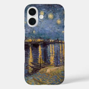 Coque Pour iPhone 16 Nuit étoilée sur le Rhône par Vincent Van Gogh