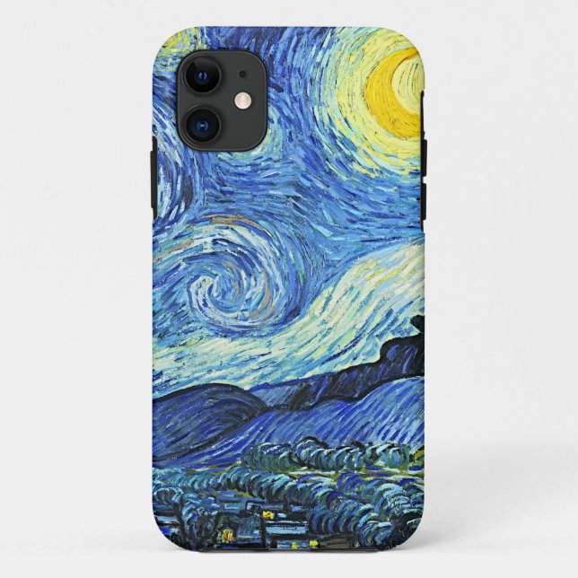 Coques Case-Mate iPhone Nuit Starry Vincent van Gogh (Dos)