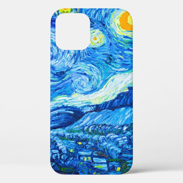 Coques Case-Mate iPhone Nuit Van Gogh Starry (Verso)