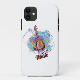 Case-Mate iPhone Case numériquement conception de guitare peinte