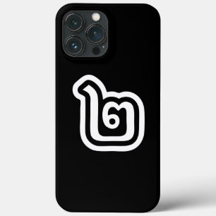 iPhone 13 Pro Max Case Numéro 2 de Thaïlande / Deux / ๒ (Song) Écriture t