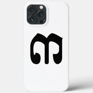 iPhone 13 Pro Max Case Numéro cambodgien 3 / Trois / ៣ (Bei) Script Khmer