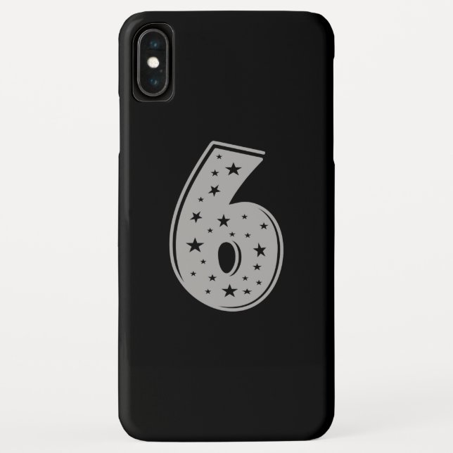 Coques Case-Mate iPhone Numéro Chanceux 6 Joyeux Anniversaire (Dos)