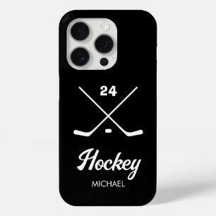 Coque Case-Mate iPhone Numéro de nom du joueur de hockey personnalisé ten