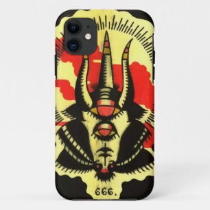 Coque Case-Mate iPhone Numéro de téléphone noir de chèvre de la bête