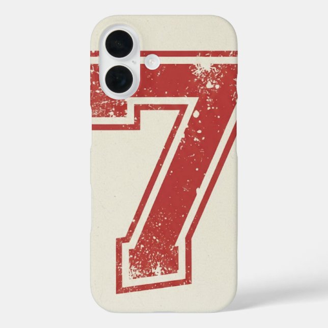 Coques Case-Mate iPhone numéro sept chanceux (Verso)