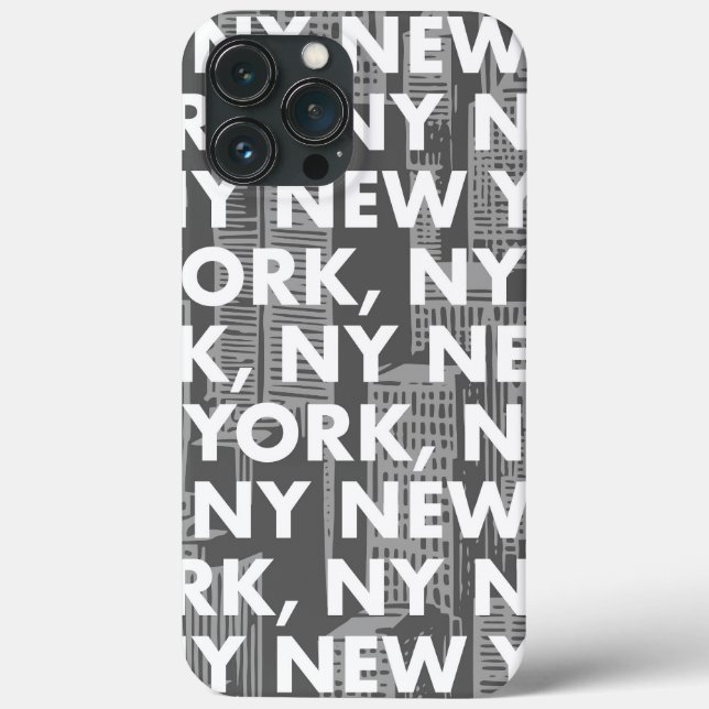 Coques Case-Mate iPhone NY NEW YORK Motif graphique (Verso)