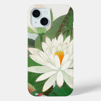 Coque Case-Mate iPhone Nymphaea lotus, gravure sur bois japonaise, 1917